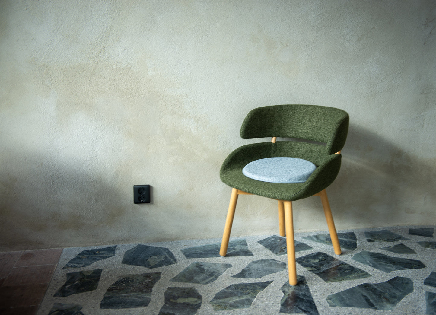 Repose Seat Light Grey